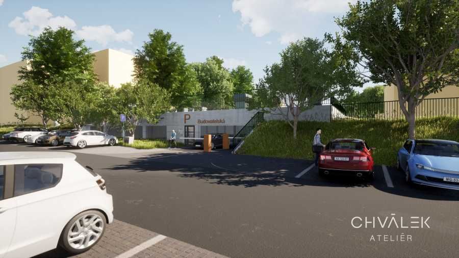 Nový parkovací dům s hřištěm v Ostravě-Porubě za 160 miliónů Kč