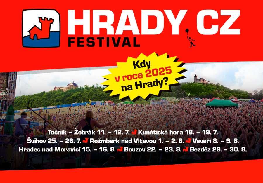 Festival Hrady CZ: 20 let hudby a zábavy na Hradci nad Moravicí