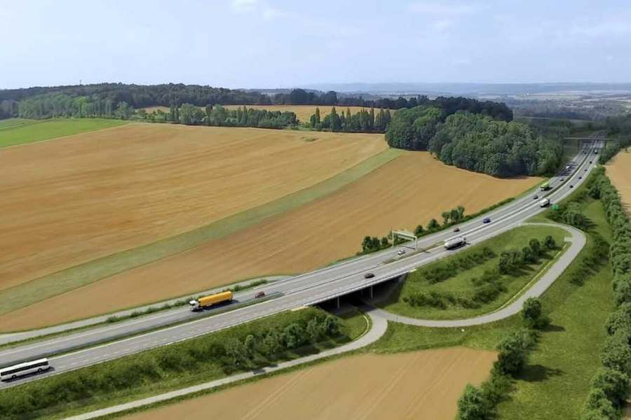 Nestabilní podloží posouvá dokončení Palačovské spojky na říjen 2026