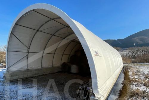 obrázek:Recyklace, životní prostředí a skladování odpadů: ekonomické a rychlé řešení s plachtovými halami