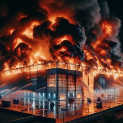 Mega požár zachvátil sklad v areálu bývalého statku: hasiči bojovali celou noc