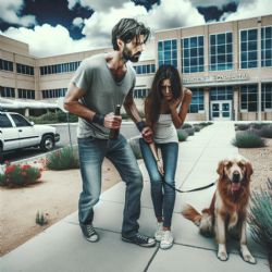 Opilý muž vyhrožoval střelnou zbraní ženě a jejímu psovi v Opavě