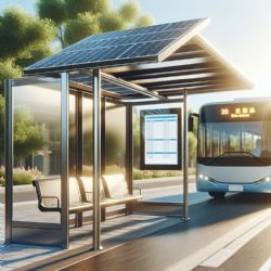 Chytré zastávky ve městě: E-papery a solární panely pro lepší orientaci