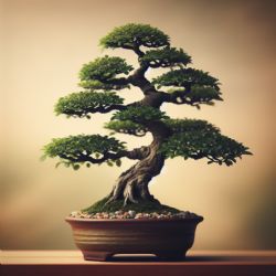 Ukázka pěstování a tvarování bonsají