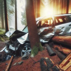 Dva devatenáctiletí muži zemřeli při srážce auta se stromem v Orlové