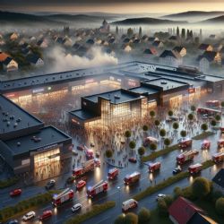 Požár zachvátil dřevovýrobu