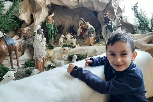 obrázek:Vláček mezi světovými betlémy