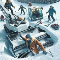 Tragický večer na sjezdovce - rolba zachytila muže