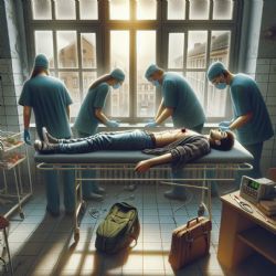 Třináctiletý chlapec skáče ze třetího patra školy: záchranáři a vrtulník v akci!