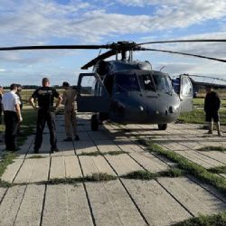 Český hasičský vrtulník se vrátil z mise v Makedonii