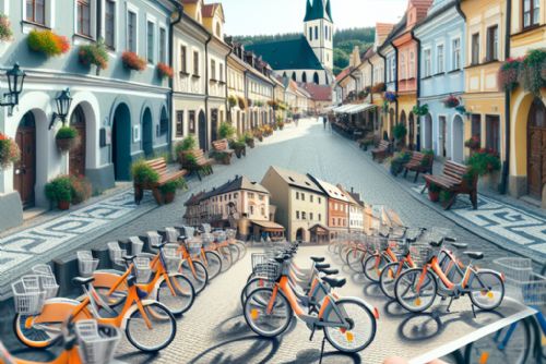 Foto: Nový Jičín zahajuje sdílená kola na půl hodiny zdarma