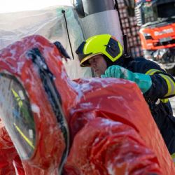 Simulace úniku čpavku: Rychlá akce hasičů zabránila katastrofě!