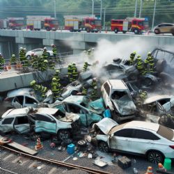 Šest zraněných při srážce aut v křižovatce ulic 28. října a Novinářská